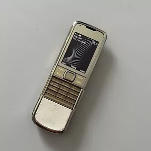 Genuine Nokia 8800 Gold Arte 4GB 18KGold & Leather Unlocked Original - Picture 1 of 16