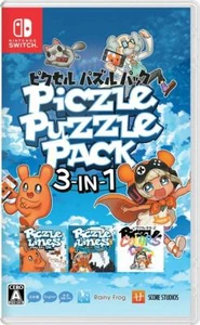Rainy Frog Piczle Puzzle Pack 3 in 1 NINTENDO SWITCH REGION FREE JAPANESE - Picture 1 of 7