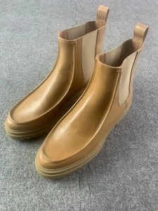 Botas Chelsea Ba&sh Cosi Mujer Piel de becerro Suave Talla 40 Natural - Imagen 1 de 8