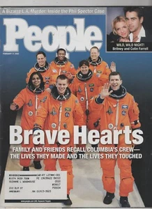 SPACE MAGAZINE (2003) "Columbia Crew Brave Hearts" (People) - Picture 1 of 1