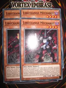 YU-GI-OH! LIBECHANGE MECHABOT PLAYSET (LOT DE 4) BLVO-FR027 EDITION 1 FRANCAIS - Picture 1 of 1