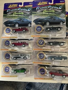 Johnny Lightning 1997 Classic Customs Corvette Lot of 8 - Bild 1 von 9