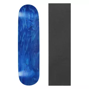 Blank Skateboard Deck - 7,5 in Stain Blue mit Jessup Grip - Bild 1 von 5