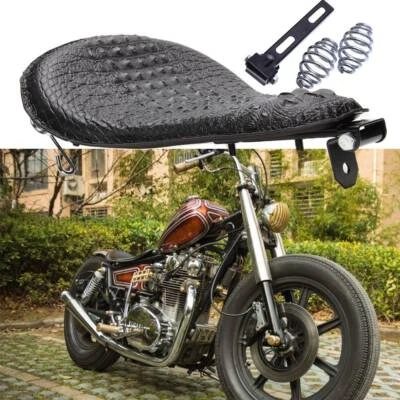 Soporte de asiento Bobber Alligator Big Motorcycle Spring Solo para Yamaha XS650 SR400 Foto 1 de 4