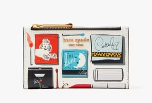 NWT Kate Spade Morgan Matchbox Embossed Small Slim Bifold Wallet - Picture 1 of 5
