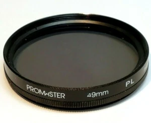 Promaster Polar 49mm Filter PL Linear Polarizer vintage - Picture 1 of 9