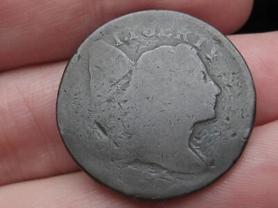 1796 Flowing Hair Liberty Cap Large Cent Penny- About Good Details - Image 1 of 4