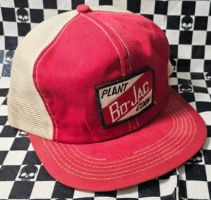 Vintage Bo-Jac Corn Seed Feed Agri Mesh Trucker Hat Cap Snapback K Products - Picture 1 of 2