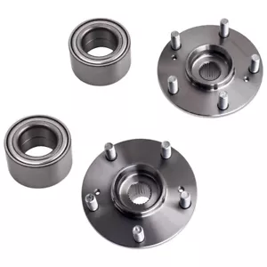 Par de cojinetes de buje de rueda delantera para Honda Civic DX cupé 2 puertas WD izquierda derecha - Imagen 1 de 12