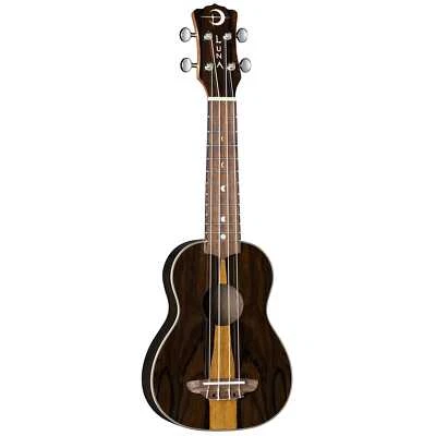 Luna Uke Ziricote Soprano Ukulele NEW w/ Gig Bag, UKE ZIRI S - Image 1 of 4