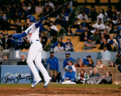 Trayce Thompson Signed Autographed 8X10 Photo Dodgers Home HR Swing COA - Изображение 1 из 2
