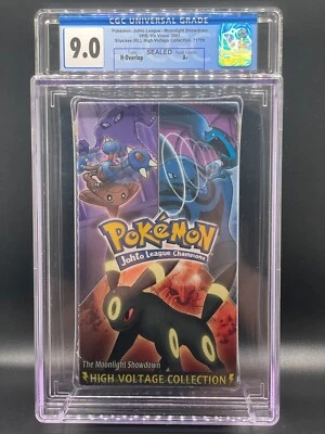 Pokemon Johto League Champions Moonlight Showdown Anime VHS Tape CGC 9.0 Seal A+ - Image 1 of 4