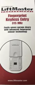 NIB Lift Master Model 379LM Wireless Keyless Entry - Fingerprint - Picture 1 of 3