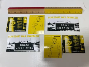 CERA DE CHIVO EXPIATORIO Okeeblow, 6 PEGATINAS PROMOCIONALES VINTAGE - Imagen 1 de 4