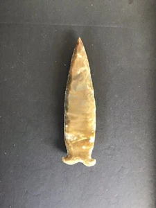4 3/4in. Indian Arrowhead Replica Made From Flint. - Imagen 1 de 12