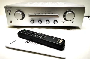Amplificador integrado estéreo Sony TA-FE370 y control remoto * Reparado 1 año de garantía * - Imagen 1 de 10