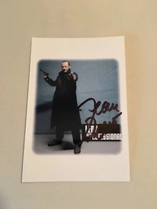 Jeans Reno PERSÖNLICH SIGNIERT 4x6 Foto mit COA EXTREM SELTEN - Bild 1 von 3