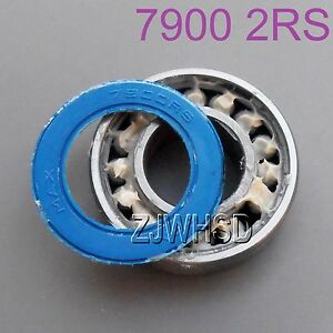 7900 2RS 10 x 22 x 6mm MAX Full Complement Angular Contact Ball Bearing for Hub