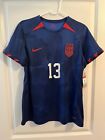 Brand New Uswnt Alex Morgan #13 Usa Away Soccer Women's Jersey In Size Large
