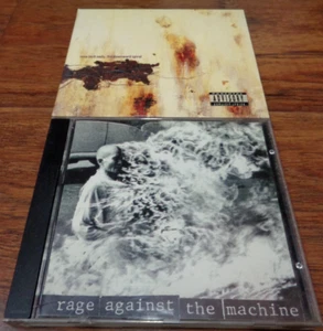RAGE AGAINST THE MACHINE + NIN NINE INCH NAILS DOWNWARD SPIRAL CD LOT VG TESTED - Picture 1 of 4