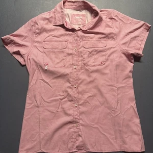 Cabela's 4Most UPF 30 Button Up Outdoor Shirt. Pink. XL Short Sleeve women’s - Picture 1 of 5