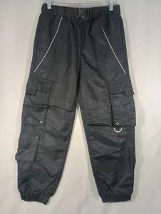 Pantalones cargo atléticos ligeros negros Urban Outfitters S-P 28x26 6 bolsillos - Imagen 1 de 19