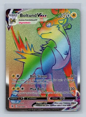 Boltund VMAX (Secret) Secret Rare SWSH08: Fusion Strike 267/264 NM Free Shipping - Image 1 of 2