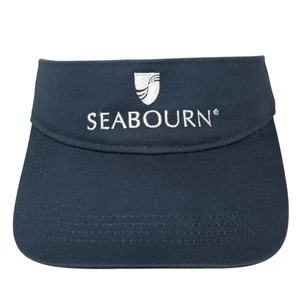 Seabourn Strapback Sonnenblende Kappe blau Einheitsgröße verstellbar leicht voraus - Bild 1 von 10