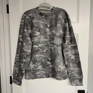 Men's Balance Collection Gray Camo Camouflage Sweatshirt | Size Small - Picture 1 of 8