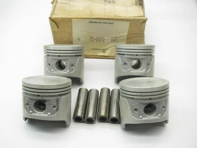 (4) Perfect Circle TC-2073-040 Engine Piston .040" For 75-79 Datsun 2.0L L20B - Image 1 of 4