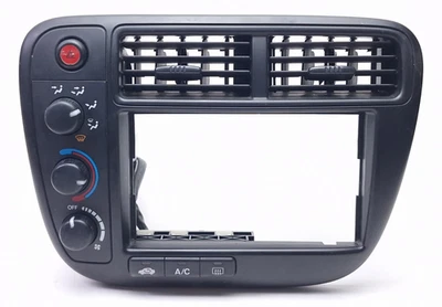 1999-2000 Honda Civic Sedan Radio/climate Control Vent Dash Bezel Button Trim - Image 1 of 4
