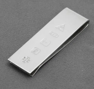 Vintage Sterling Silber Millennium Geldklammer mit Funktion Punzen - Bild 1 von 4