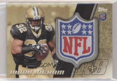 2011 Topps Rookie NFL Shield Logo Patch Mark Ingram #LPR-4 Patch RC Shield - Image 1 of 2