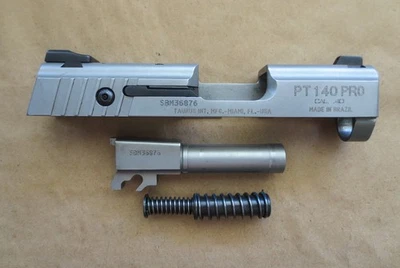 Taurus PT 140 Millennium PRO Stainless Slide & Barrel 40 Caliber PT140 - Image 1 of 4