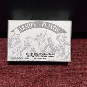 British Cavalry 1880 Frontier 19th HussarsBy ARMIES in PLASTIC 1:32 Figure - Picture 1 of 4