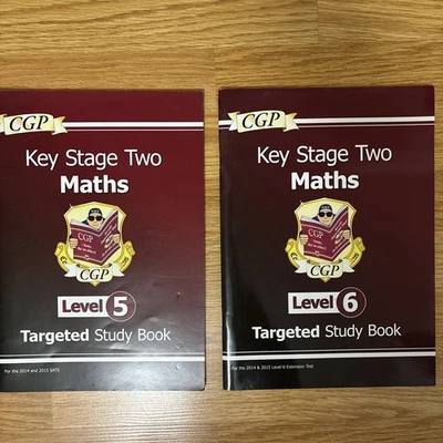 KS2- CGP  - level 5&6 maths study book, Never Been used - Image 1 of 4