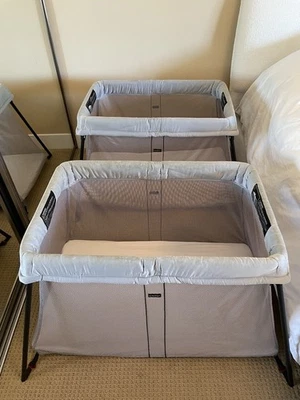 BABYBJORN Travel Crib Cot Light Portable Playpen. - Image 1 of 4