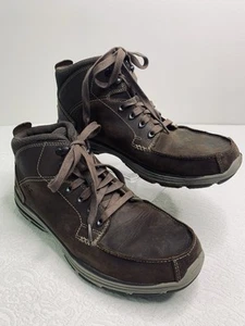 Skechers Air Cooled Memory Foam Classic Fit Herren Gr. 12 Schnürstiefel Braun - Bild 1 von 12