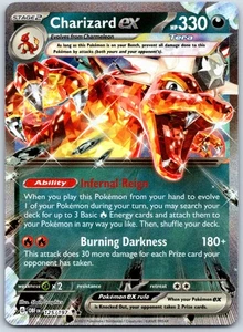 Charizard ex - 125/197 SV03: Obsidian Flames - English Double Rare NM Holo - Picture 1 of 2
