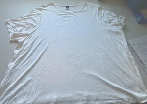 Camiseta Top Old Navy Para Mujer Manga Corta Talla 2X Blanca Cuello Redondo Ligera Wt. Usado en excelente estado - Imagen 1 de 4