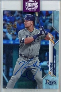 2025 Topps Archives Signature Series Nate Lowe 2020 Topps Series Two【5/5】 - Picture 1 of 2