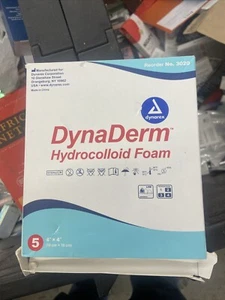 Dynarex DynaDerm Hydrocolloid Dressing Sterile Extra Thin, Box of 10 4"x4" - Picture 1 of 1