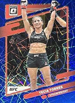 Tecia Torres 2022 Donruss Optic UFC - Blue Velocity #73 - - Image 1 of 2