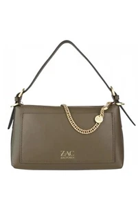 ZAC POSEN Posen Zip Top Convertible Crossbody 100% Leder Tasche AUTHENTISCH NEU - Bild 1 von 8