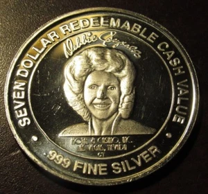 Debbie Reynolds Hotel & Casino Las Vegas, NV .65 Oz. .999 Silver Strike Token - Picture 1 of 2