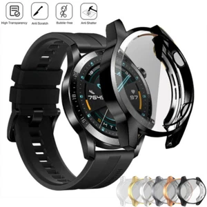 Futerał ochronny Szkło ochronne do Huawei Watch GT2 42mm & 46mm Cover Case Etui Szkło - Zdjęcie 1 z 16
