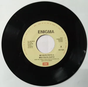 ENIGMA -MI CULPA PARTE II- 1990 MEXICAN 7" SINGLE, PROMO, PAPER SLEEVE, AMBIENT - Picture 1 of 3