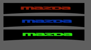 Fits Mazda BT50 Sunstrip Vinyl Graphics Decals Mountains Camper - Picture 1 of 2