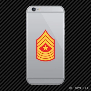 E-9 Sergeant Major Insignia Cell Phone Sticker Mobile usmc marine corps - Picture 1 of 1
