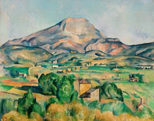 Mont Sainte-Victoire by Paul Cézanne Art Print 11"x14" - Imagen 1 de 4